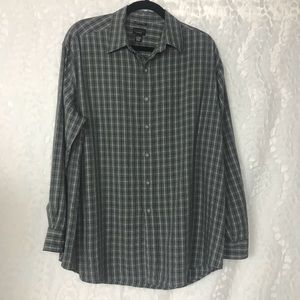 XsoldX Reunion men’s dress shirt. Grey and black